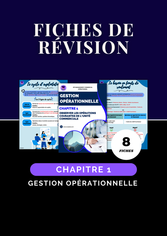 Fiches de révision Gestion opérationnelle Chapitre 1