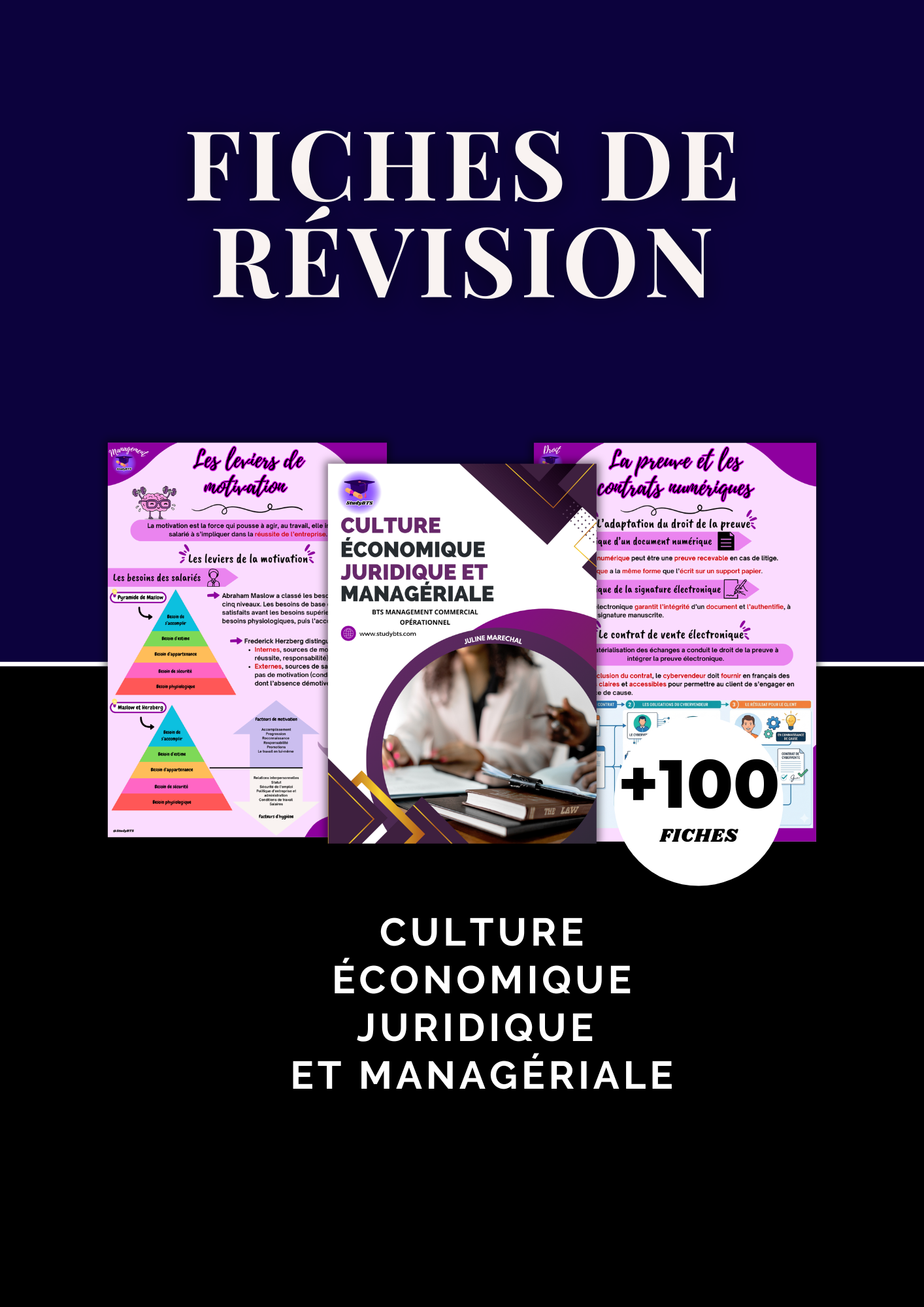 Fiches de révision Culture Économique Juridique et Managériale